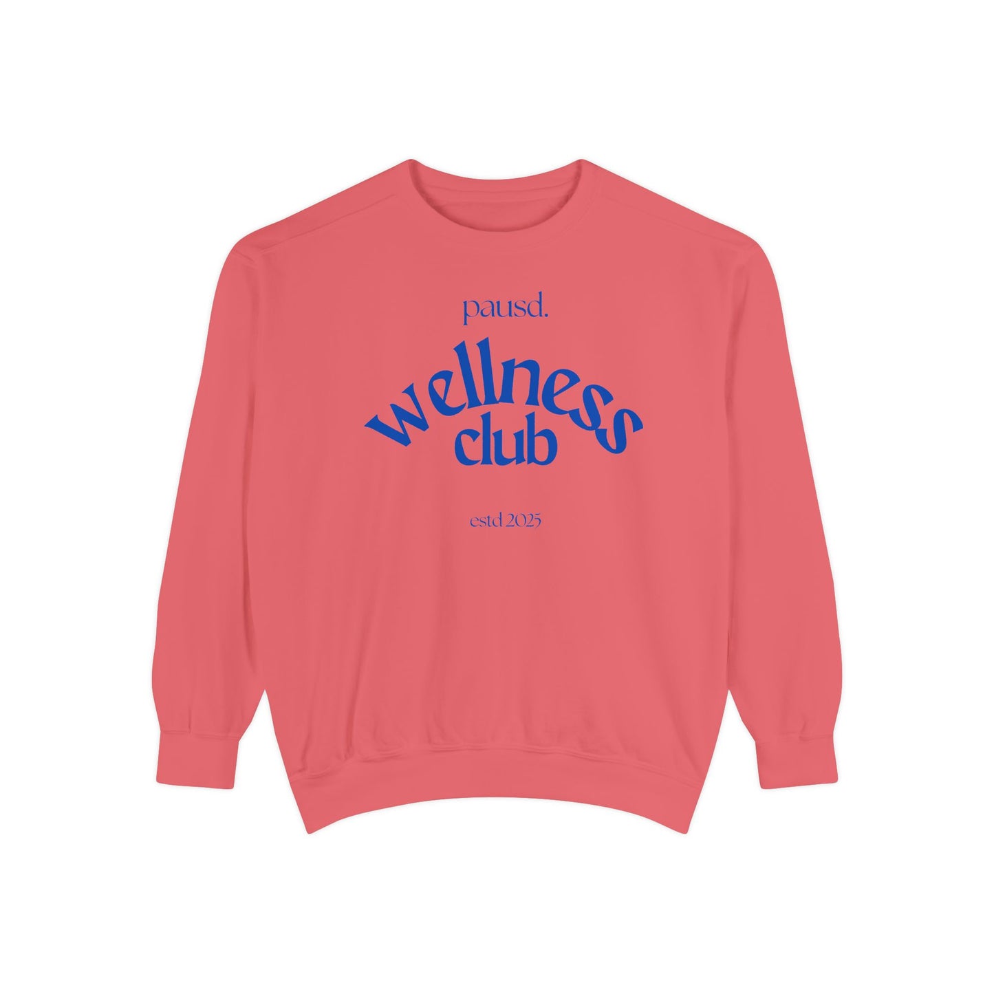 Wellness club in blue | Unisex Garment-Dyed Sweatshirt