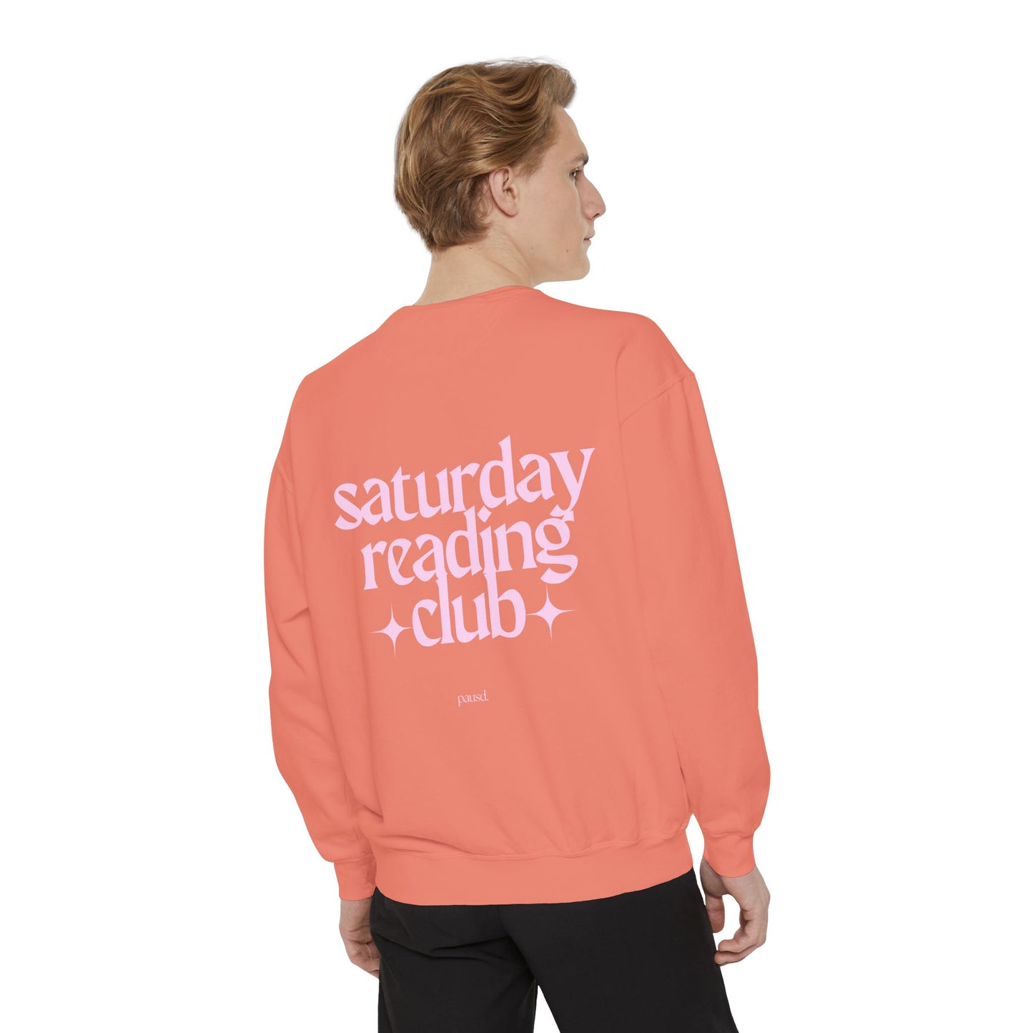 saturday reading club | Unisex Garment-Dyed Sweatshirt