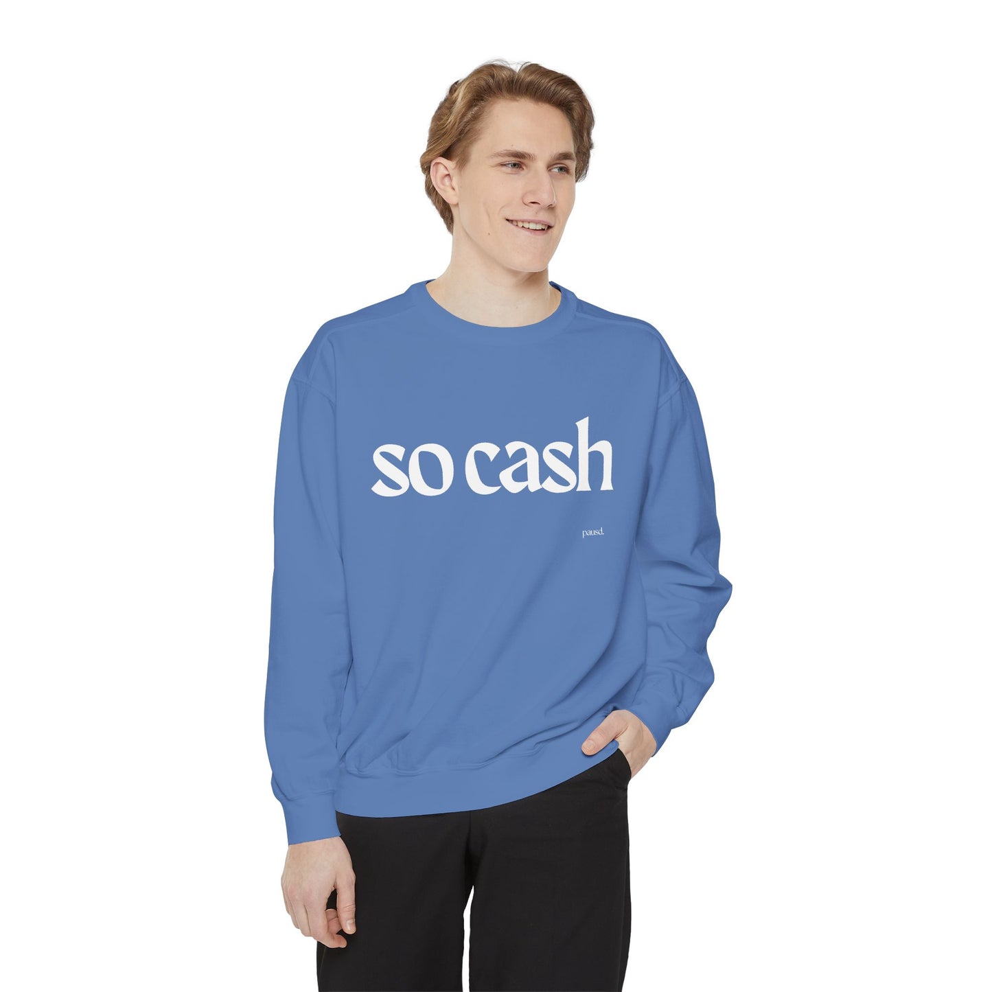 Cozy Unisex Garment-Dyed Sweatshirt, Relaxed Comfort, Perfect for Lounging, Gifts for Friends, Cozy Casual Wear, Trendy Layering
