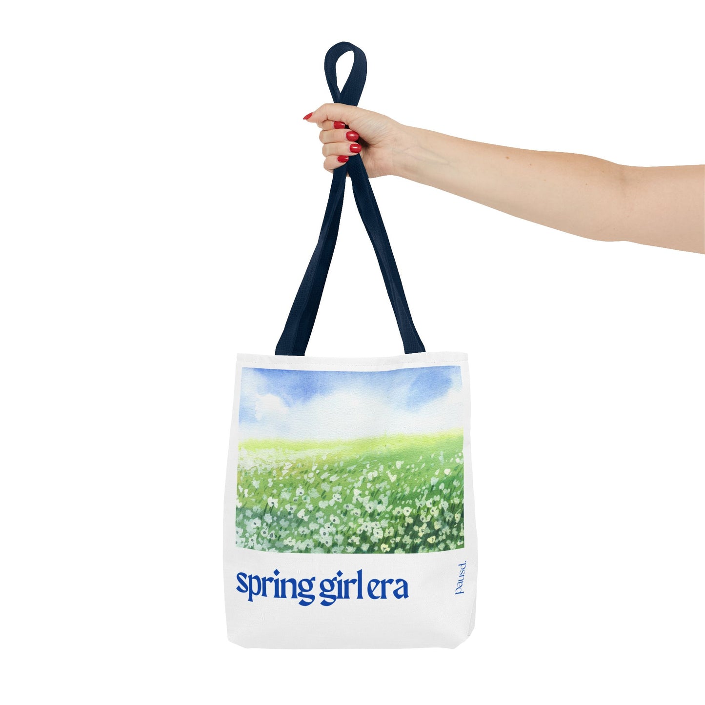 Spring Girl Era Tote Bag - Perfect for Nature Lovers, Eco-Friendly Shopping, Beach Days, or Gift Giving