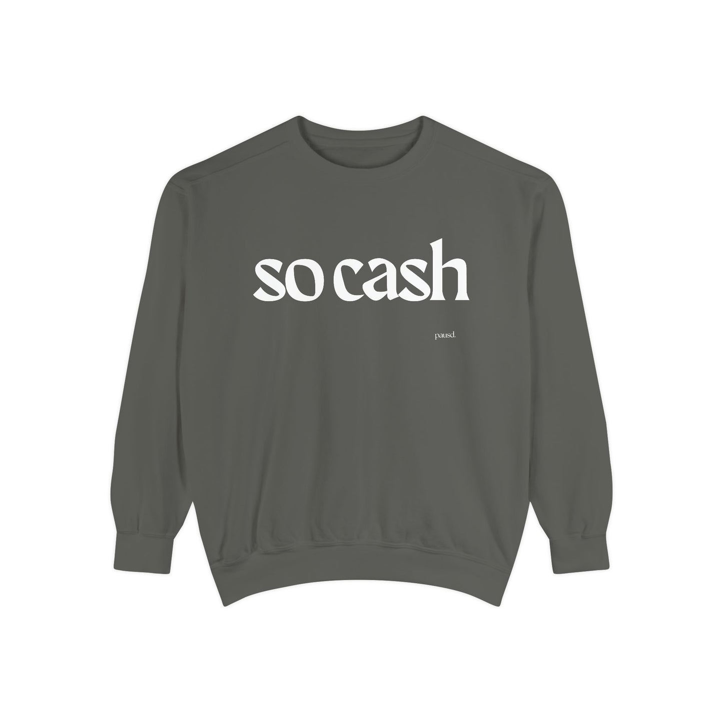 Cozy Unisex Garment-Dyed Sweatshirt, Relaxed Comfort, Perfect for Lounging, Gifts for Friends, Cozy Casual Wear, Trendy Layering