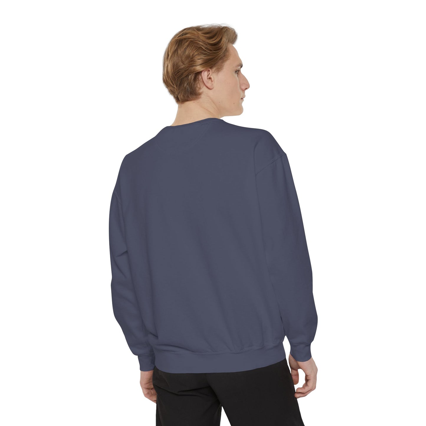 Cozy Unisex Garment-Dyed Sweatshirt, Relaxed Comfort, Perfect for Lounging, Gifts for Friends, Cozy Casual Wear, Trendy Layering