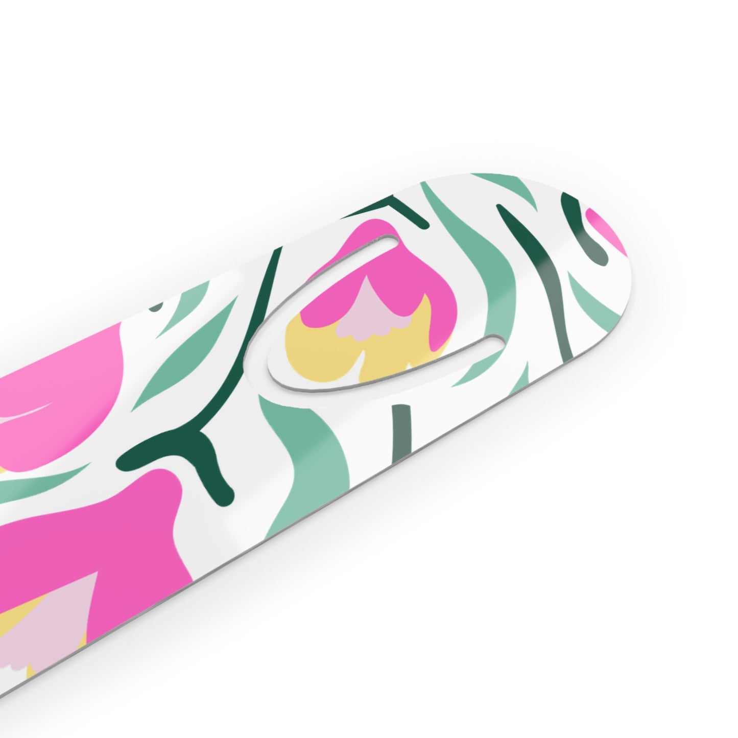 Floral Tulips in Spring Bookmark for Book Lovers | Reading Gift, Stationery Accessory, Teacher Gift, Spring Decor, Literary Lover's Item