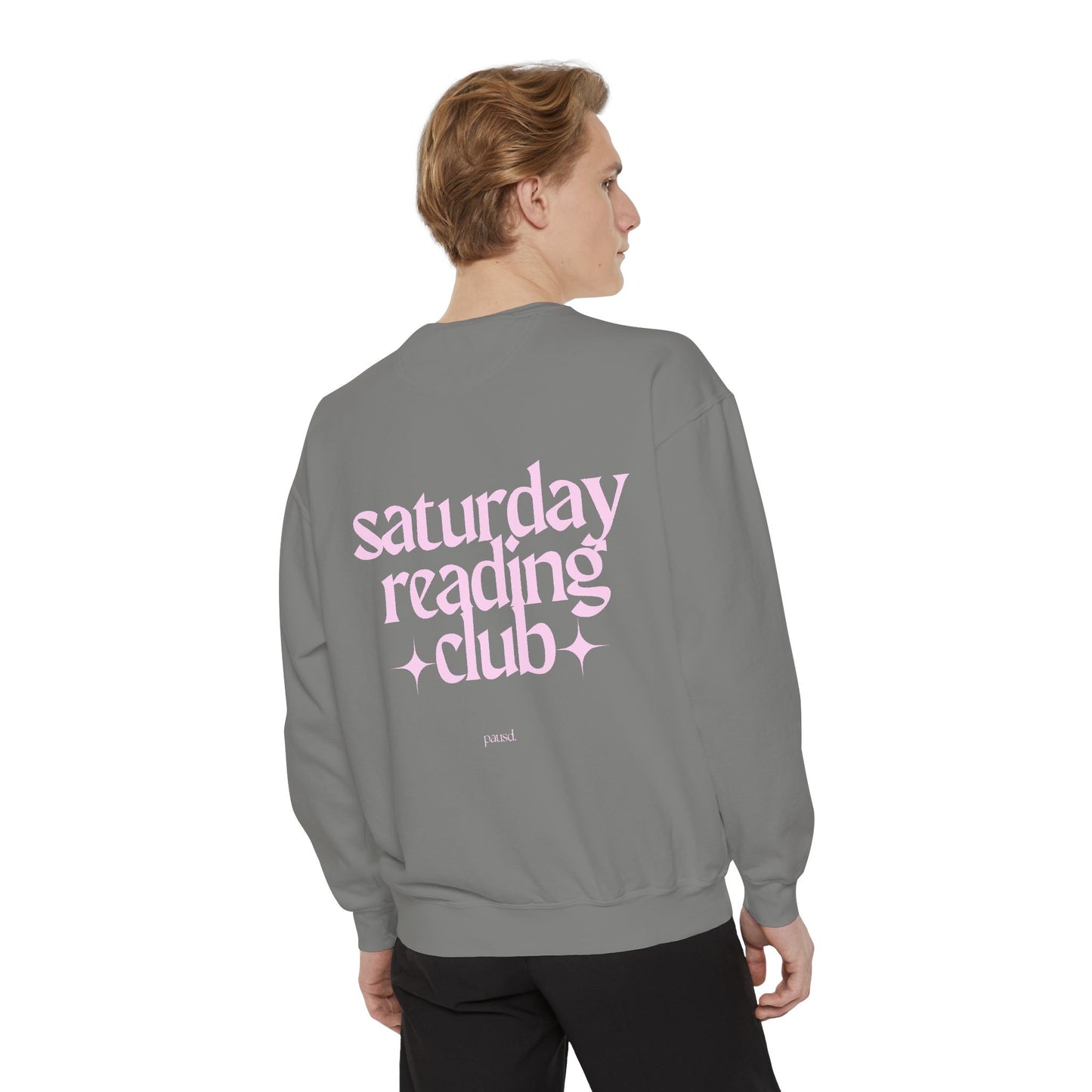 saturday reading club | Unisex Garment-Dyed Sweatshirt
