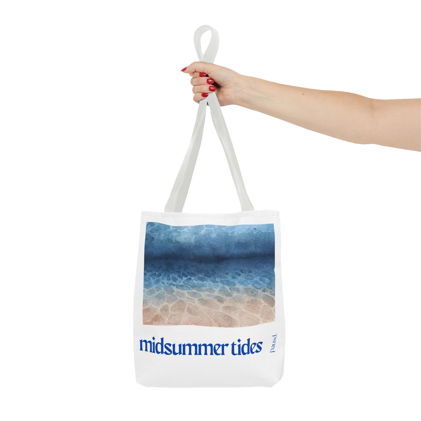 Midsummer Tides Tote Bag - Perfect for Nature Lovers, Eco-Friendly Shopping, Beach Days, or Gift Giving