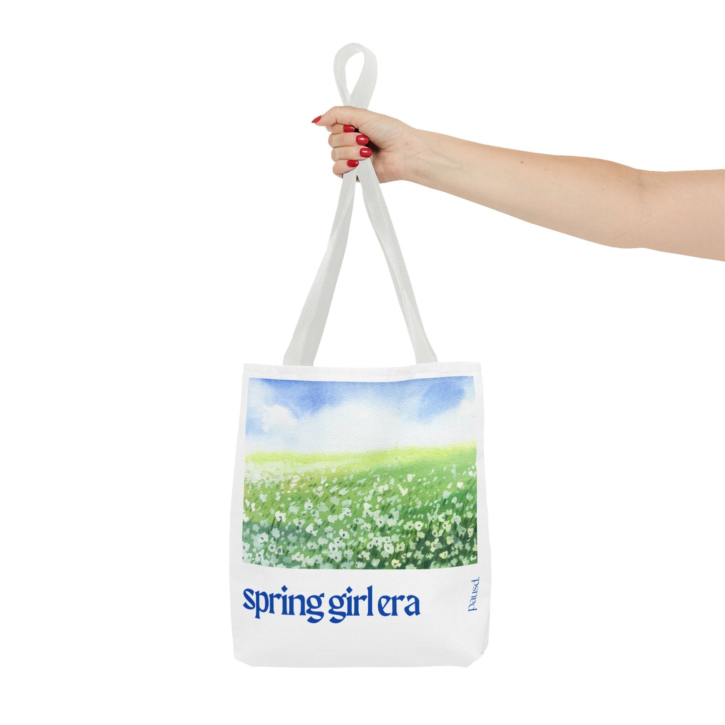 Spring Girl Era Tote Bag - Perfect for Nature Lovers, Eco-Friendly Shopping, Beach Days, or Gift Giving