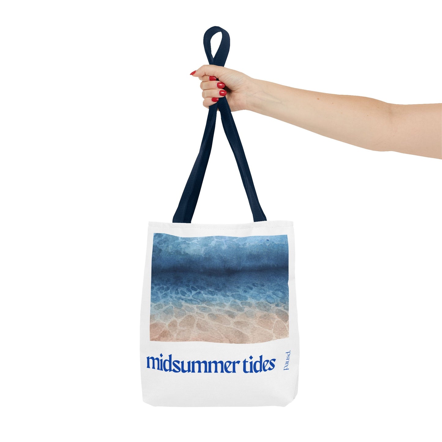 Midsummer Tides Tote Bag - Perfect for Nature Lovers, Eco-Friendly Shopping, Beach Days, or Gift Giving