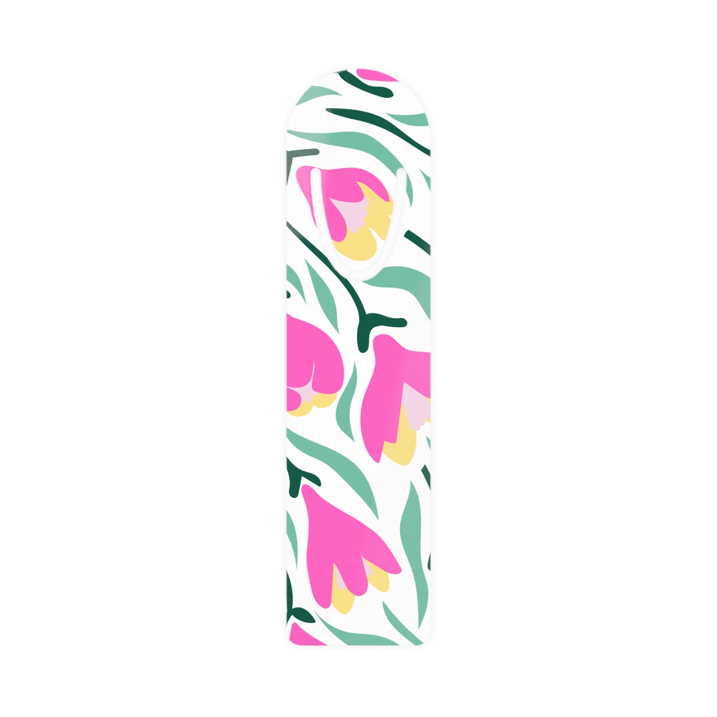 Floral Tulips in Spring Bookmark for Book Lovers | Reading Gift, Stationery Accessory, Teacher Gift, Spring Decor, Literary Lover's Item