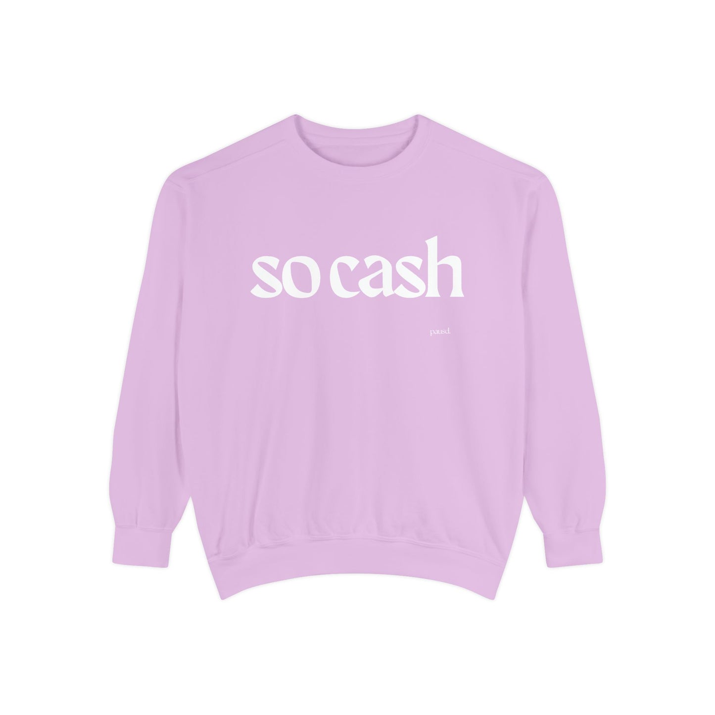 Cozy Unisex Garment-Dyed Sweatshirt, Relaxed Comfort, Perfect for Lounging, Gifts for Friends, Cozy Casual Wear, Trendy Layering