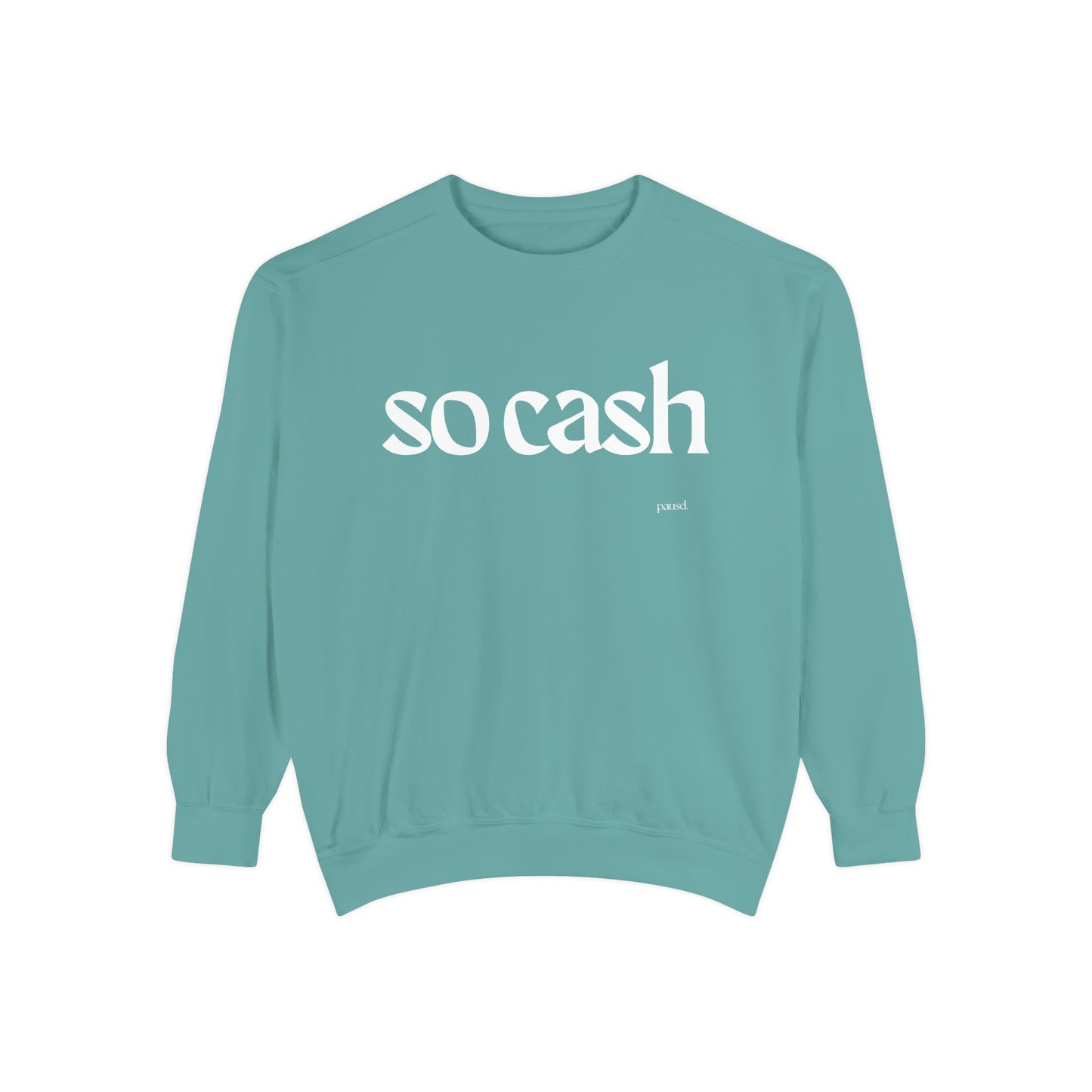 Cozy Unisex Garment-Dyed Sweatshirt, Relaxed Comfort, Perfect for Lounging, Gifts for Friends, Cozy Casual Wear, Trendy Layering