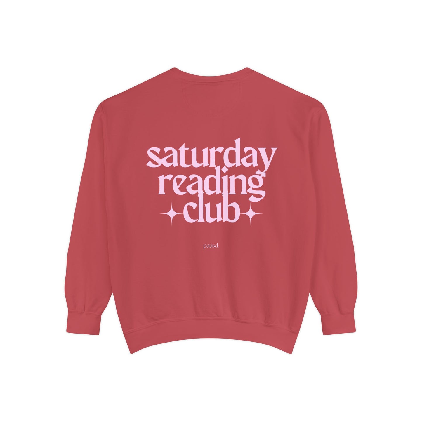 saturday reading club | Unisex Garment-Dyed Sweatshirt