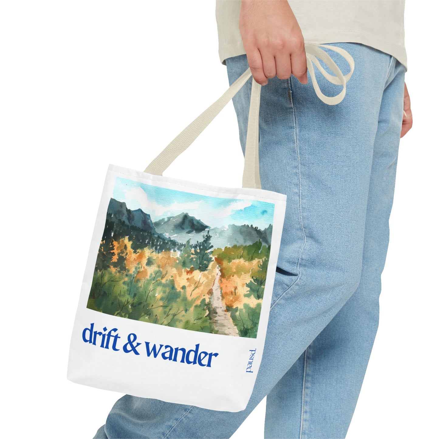 Drift and Wander Tote Bag - Perfect for Nature Lovers, Eco-Friendly Shopping, Beach Days, or Gift Giving