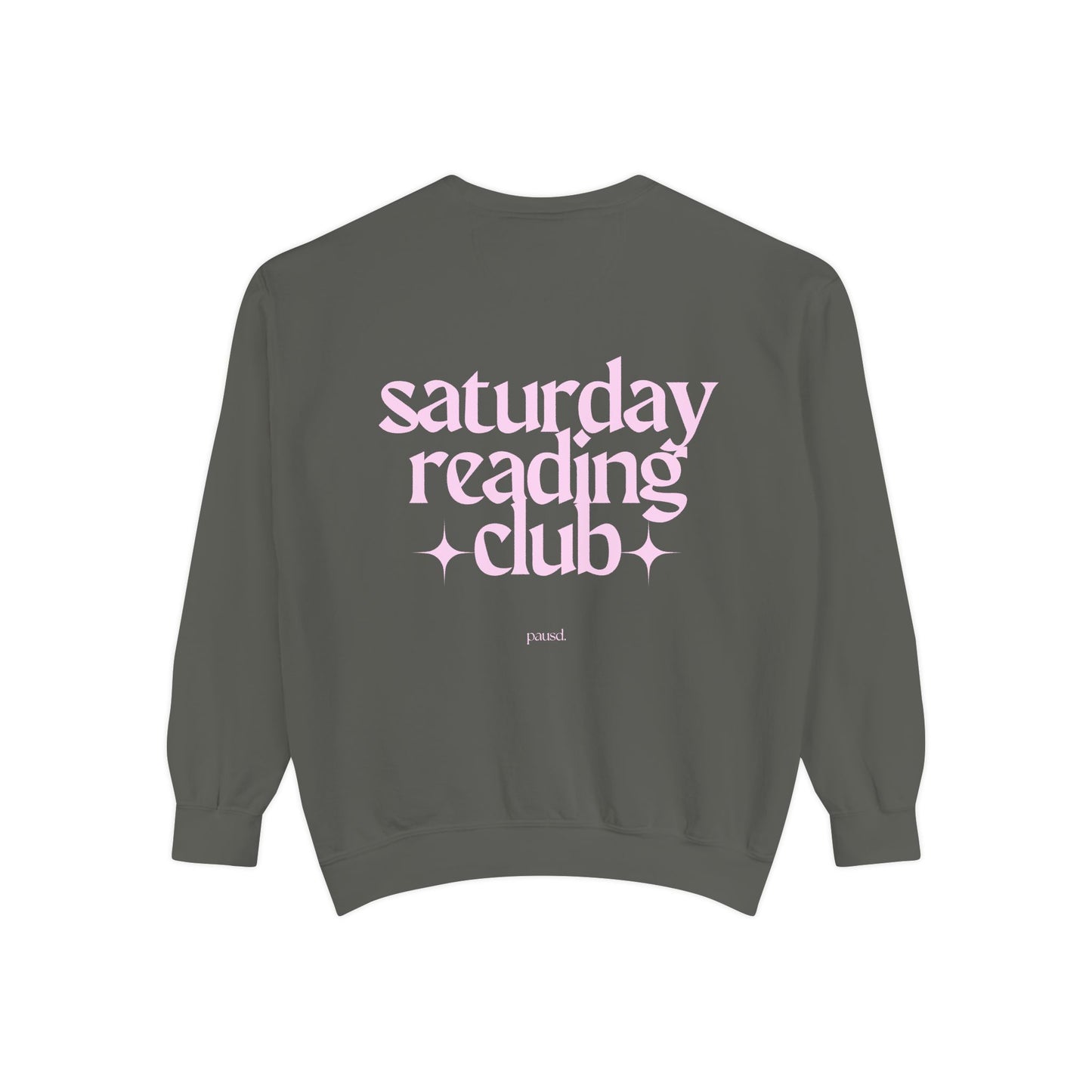 saturday reading club | Unisex Garment-Dyed Sweatshirt