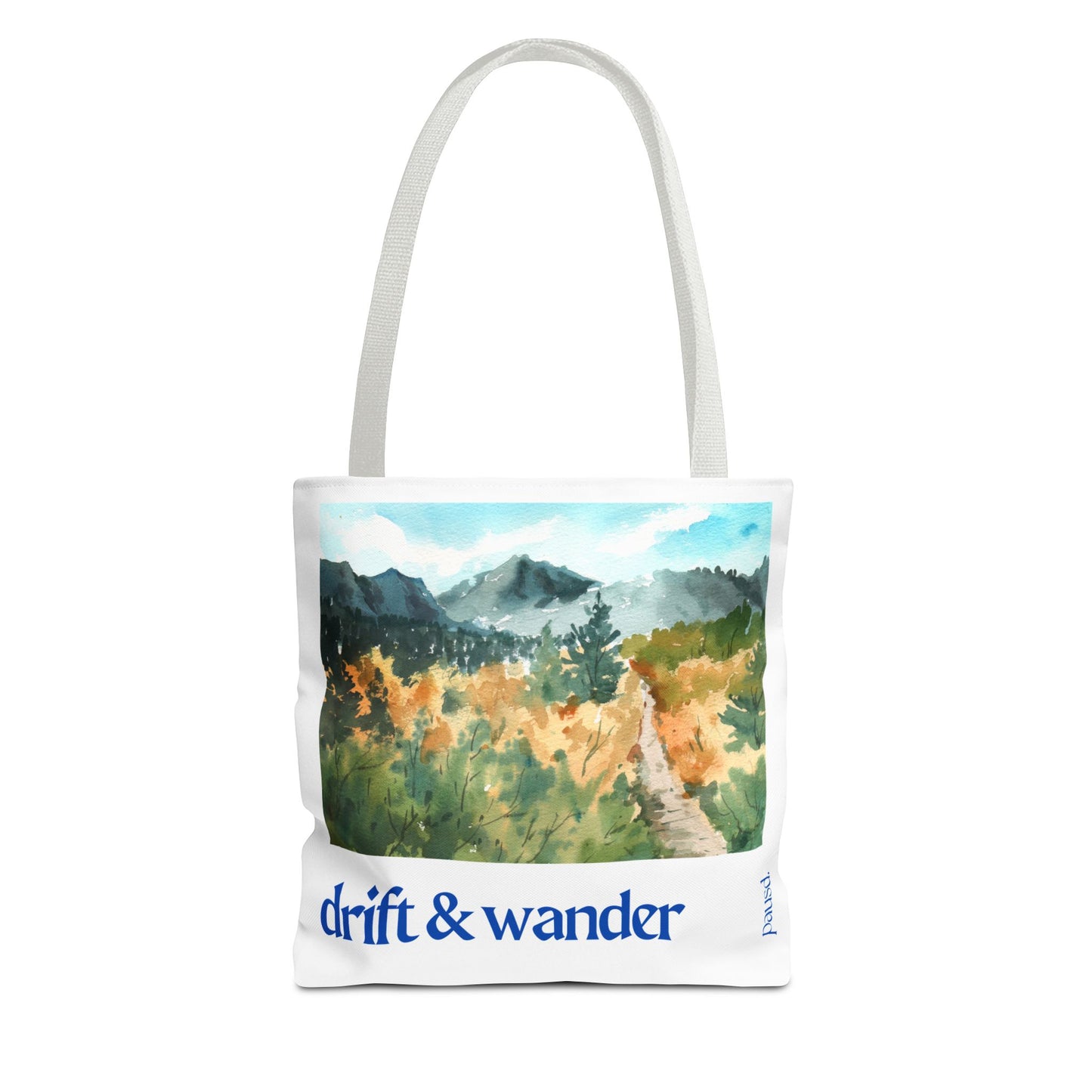 Drift and Wander Tote Bag - Perfect for Nature Lovers, Eco-Friendly Shopping, Beach Days, or Gift Giving