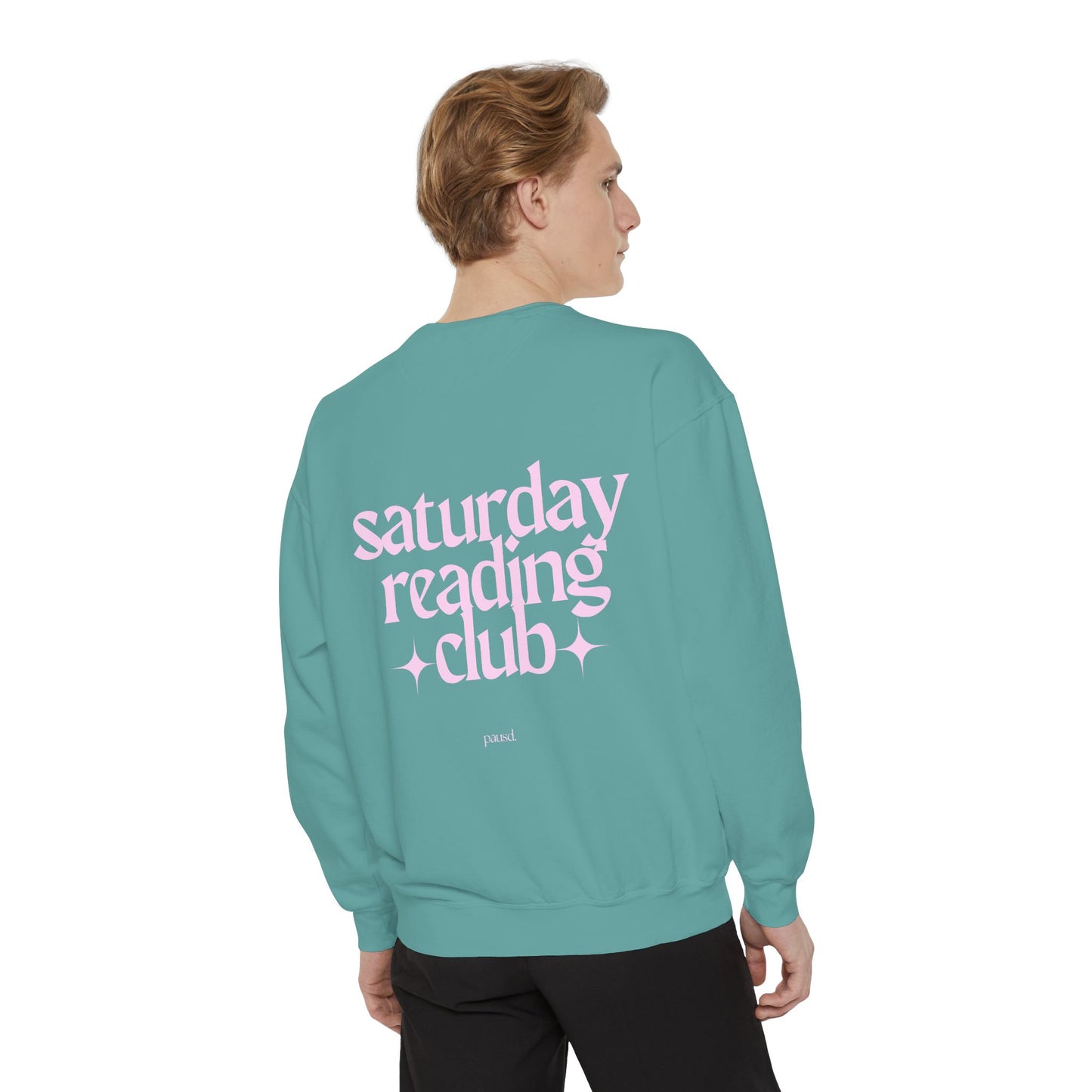 saturday reading club | Unisex Garment-Dyed Sweatshirt