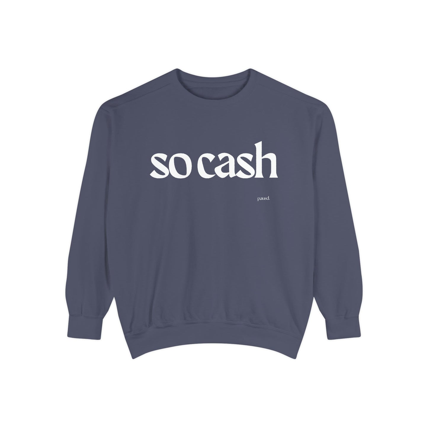 Cozy Unisex Garment-Dyed Sweatshirt, Relaxed Comfort, Perfect for Lounging, Gifts for Friends, Cozy Casual Wear, Trendy Layering