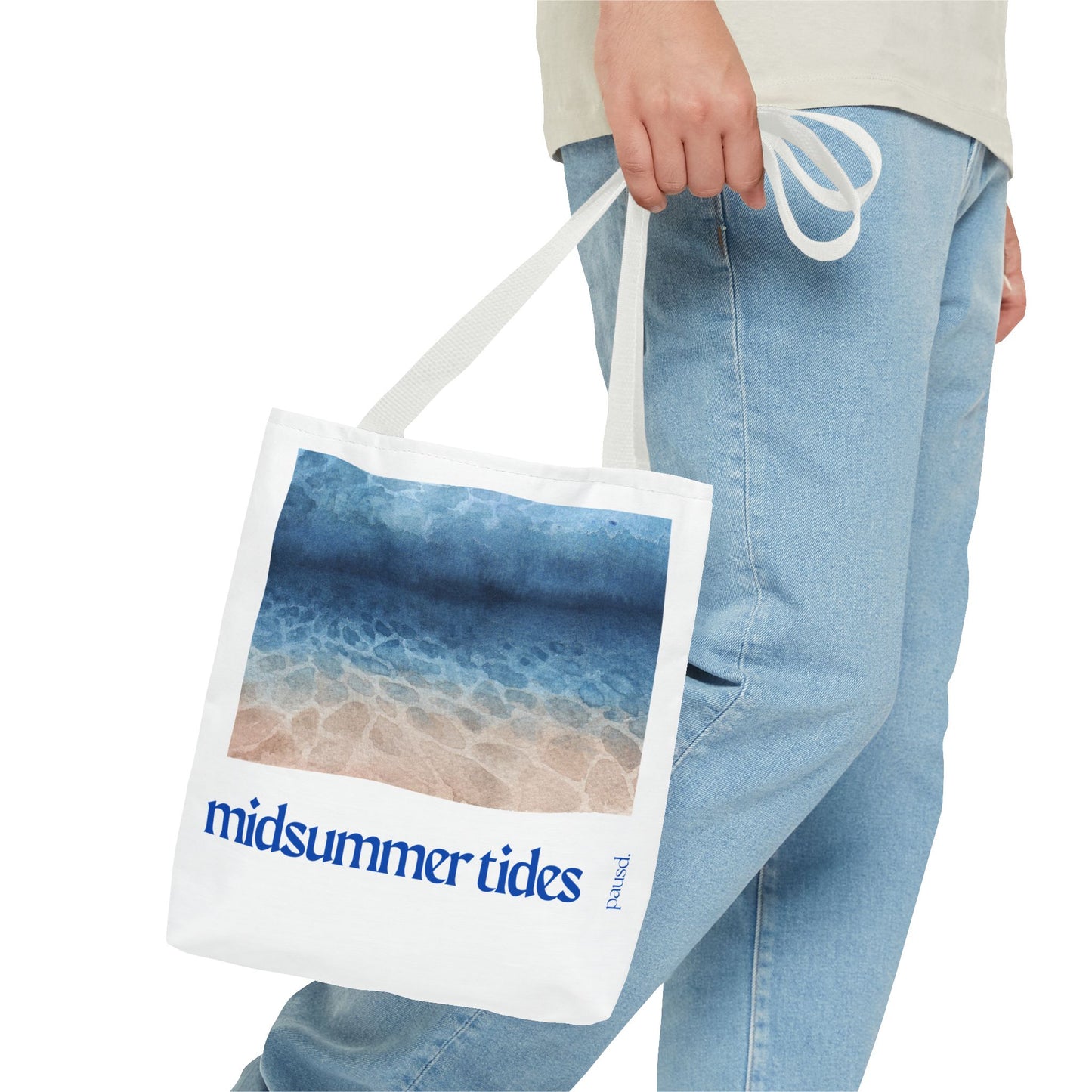 Midsummer Tides Tote Bag - Perfect for Nature Lovers, Eco-Friendly Shopping, Beach Days, or Gift Giving