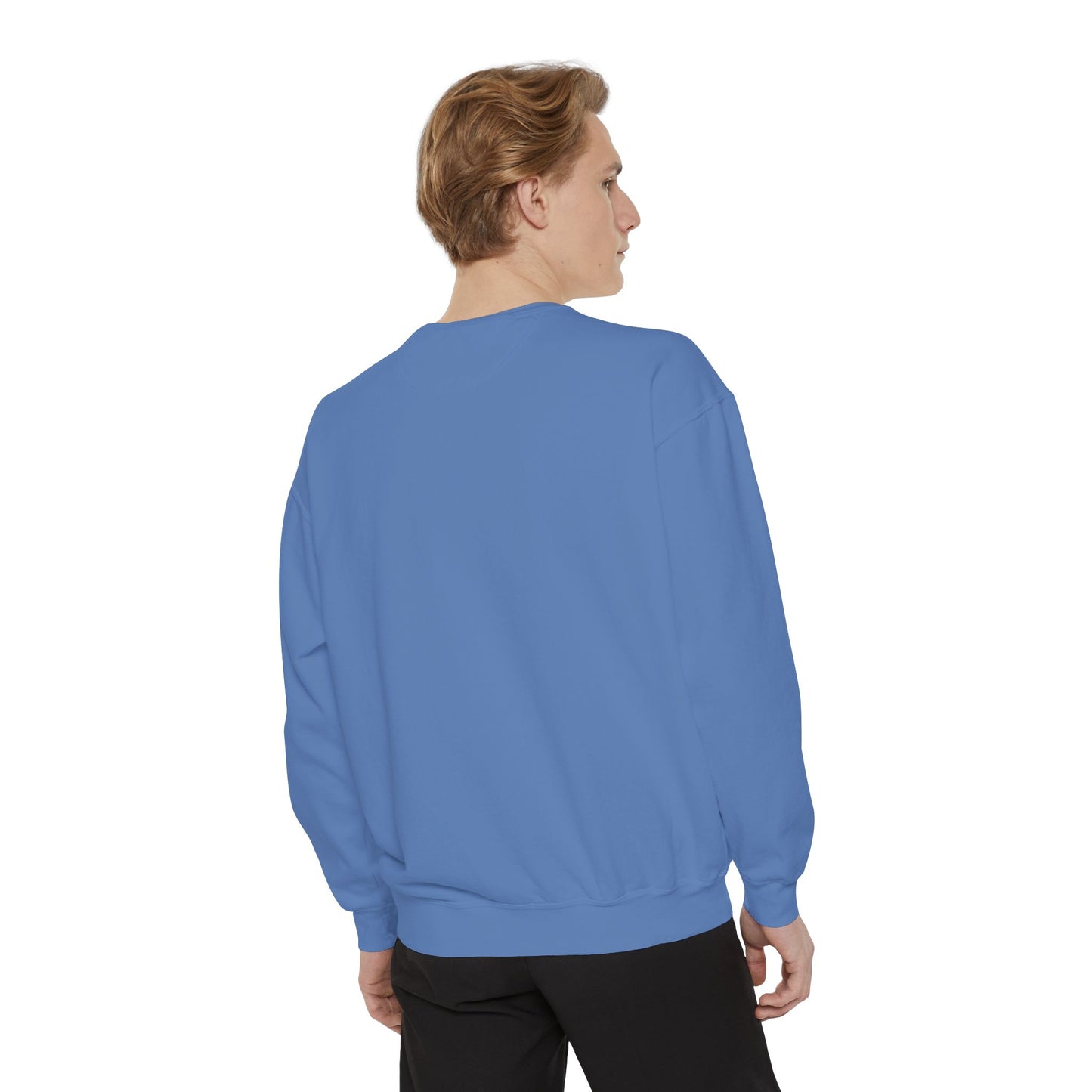 Cozy Unisex Garment-Dyed Sweatshirt, Relaxed Comfort, Perfect for Lounging, Gifts for Friends, Cozy Casual Wear, Trendy Layering