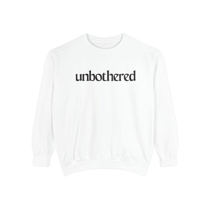 Unisex Garment-Dyed Sweatshirt - 'Unbothered' | Cozy Relaxation Apparel | Gift for Him & Her | Casual Wear for All Occasions, [...]