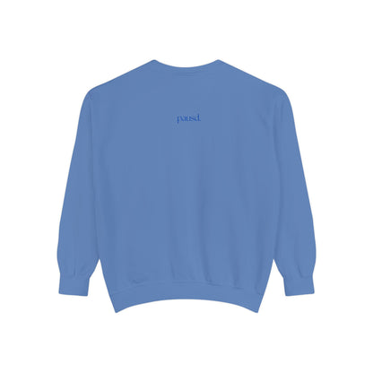 Cozy Reader Sweatshirt in blue, Reading Gift, Book Lover Apparel, Unisex Sweatshirt, Literary Fashion, Cozy Sweatshirt