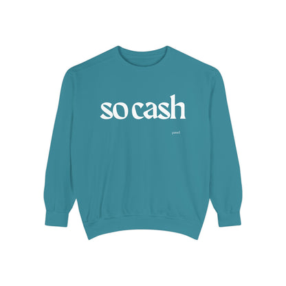 Cozy Unisex Garment-Dyed Sweatshirt, Relaxed Comfort, Perfect for Lounging, Gifts for Friends, Cozy Casual Wear, Trendy Layering