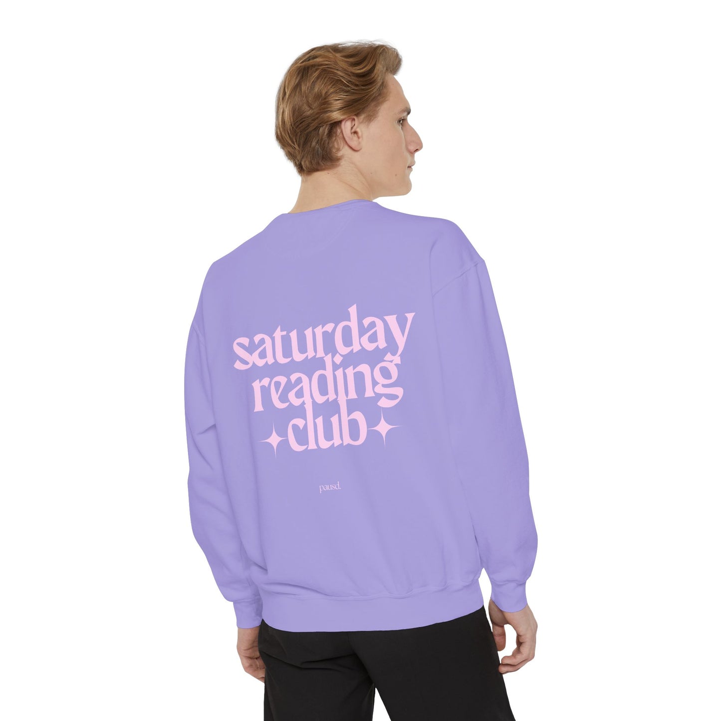 saturday reading club | Unisex Garment-Dyed Sweatshirt