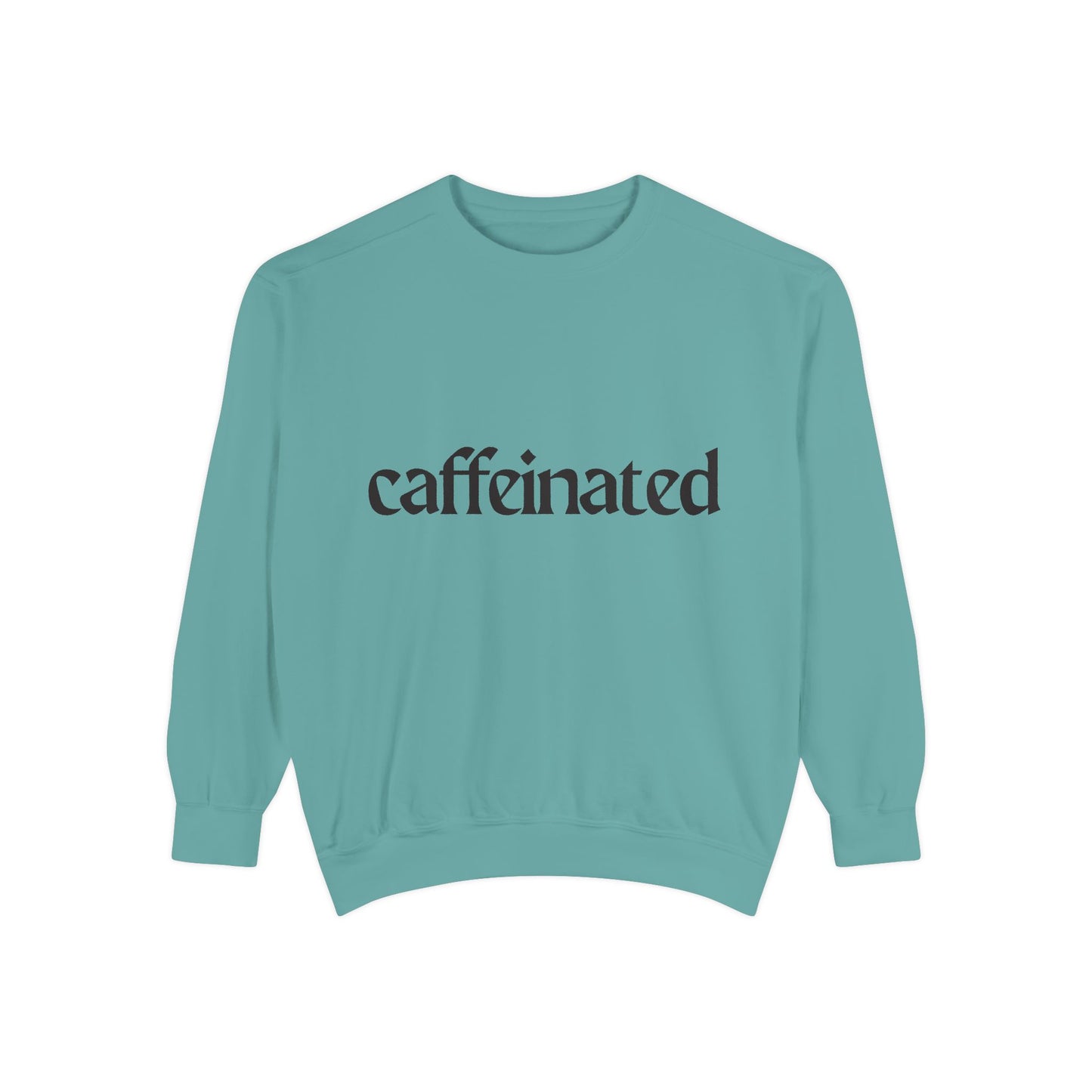 Caffeinated Unisex Garment-Dyed Sweatshirt | Cozy Coffee Lover Apparel, Perfect for Casual Outings, Gift for Coffee Enthusiasts, [...]