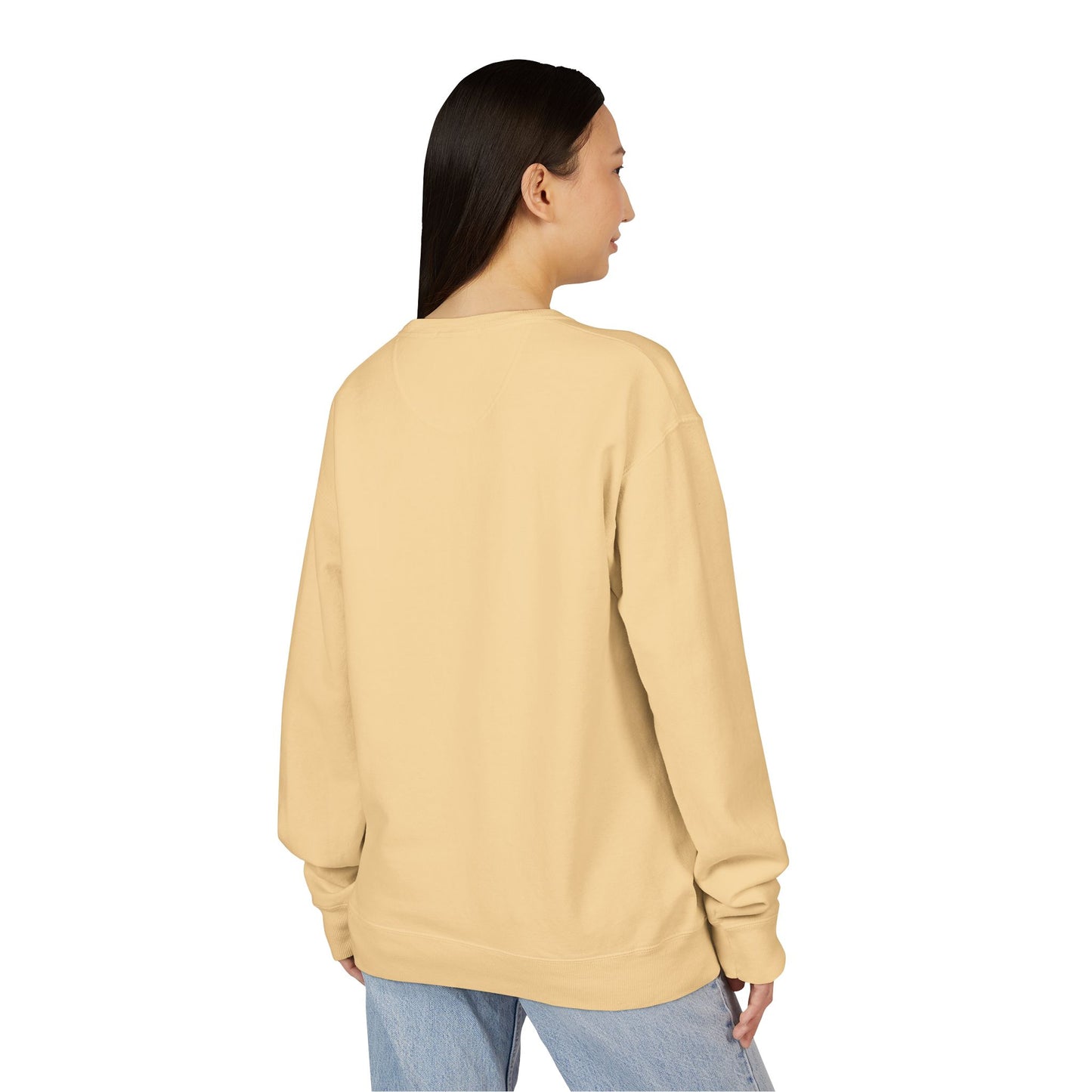 Pausd Wellness Club in Blue Crewneck Sweatshirt, Cozy Sweatshirt for Self-Care, Gifts for Health Lovers, Everyday Comfort Apparel, Relaxed Fit Sweatshirt