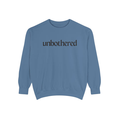 Unisex Garment-Dyed Sweatshirt - 'Unbothered' | Cozy Relaxation Apparel | Gift for Him & Her | Casual Wear for All Occasions, [...]