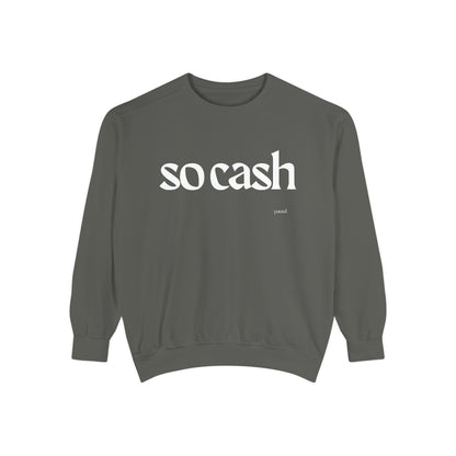 Cozy Unisex Garment-Dyed Sweatshirt, Relaxed Comfort, Perfect for Lounging, Gifts for Friends, Cozy Casual Wear, Trendy Layering