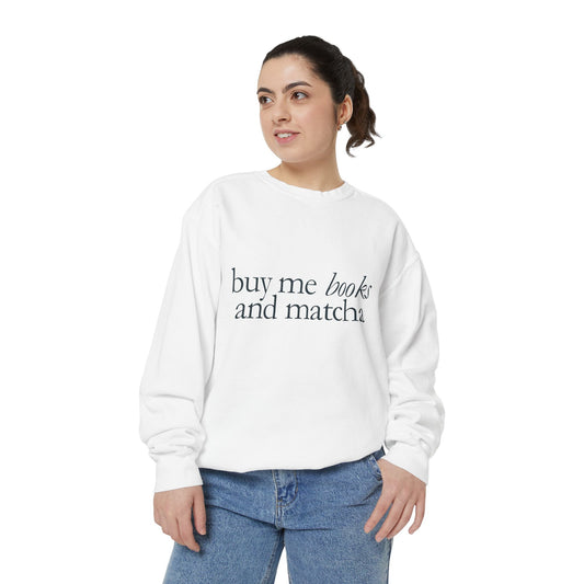 Garment-Dyed Sweatshirt, Cozy Unisex Sweatshirt for Book Lovers, Perfect for Gifting, Casual Wear, Relaxing Nights, Literary Gift