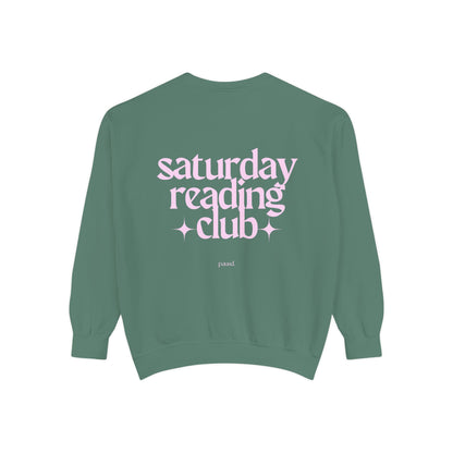 saturday reading club | Unisex Garment-Dyed Sweatshirt
