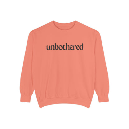Unisex Garment-Dyed Sweatshirt - 'Unbothered' | Cozy Relaxation Apparel | Gift for Him & Her | Casual Wear for All Occasions, [...]