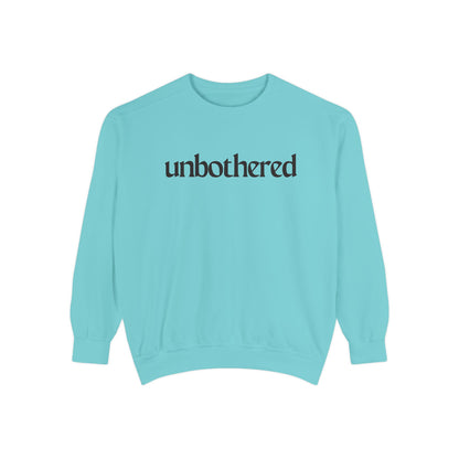 Unisex Garment-Dyed Sweatshirt - 'Unbothered' | Cozy Relaxation Apparel | Gift for Him & Her | Casual Wear for All Occasions, [...]