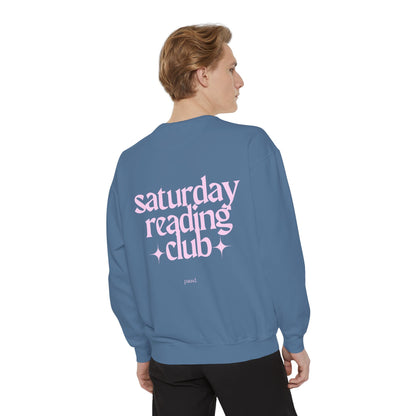 saturday reading club | Unisex Garment-Dyed Sweatshirt
