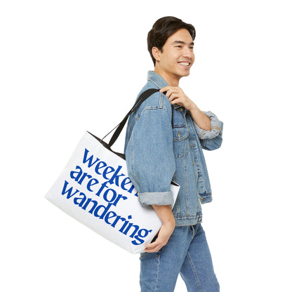 Weekend Wanderer Tote Bag | Travel, Beach, Grocery, Gym, Gift