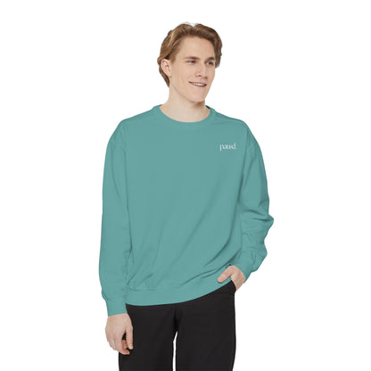 saturday reading club | Unisex Garment-Dyed Sweatshirt