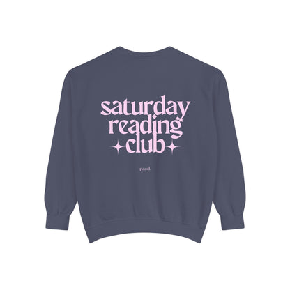 saturday reading club | Unisex Garment-Dyed Sweatshirt
