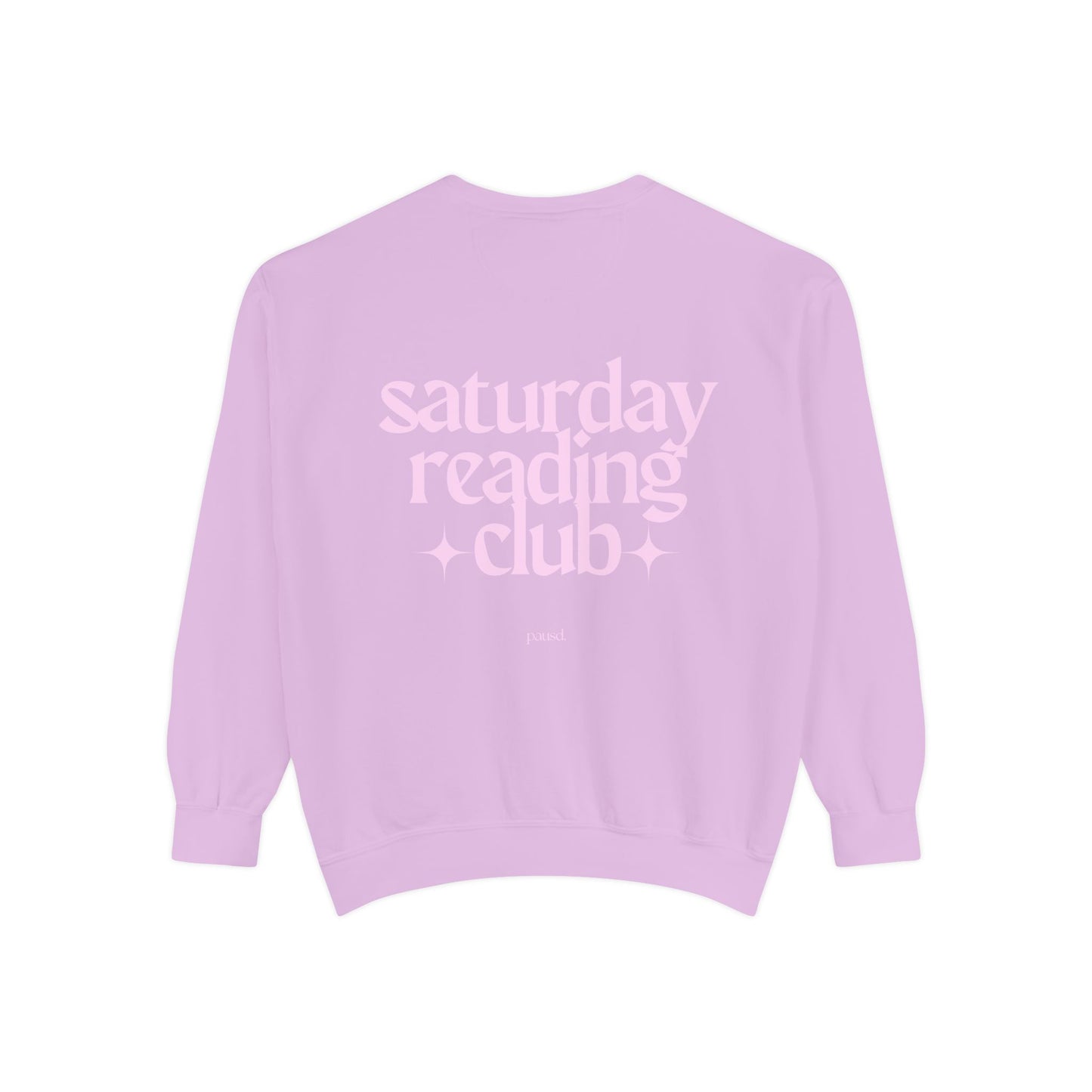 saturday reading club | Unisex Garment-Dyed Sweatshirt