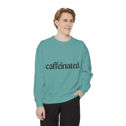 Caffeinated Unisex Garment-Dyed Sweatshirt | Cozy Coffee Lover Apparel, Perfect for Casual Outings, Gift for Coffee Enthusiasts, [...]