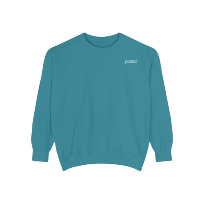 saturday reading club | Unisex Garment-Dyed Sweatshirt