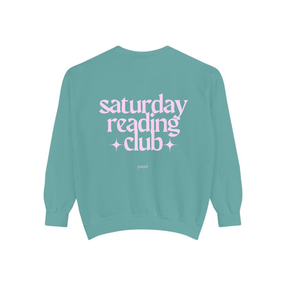 saturday reading club | Unisex Garment-Dyed Sweatshirt