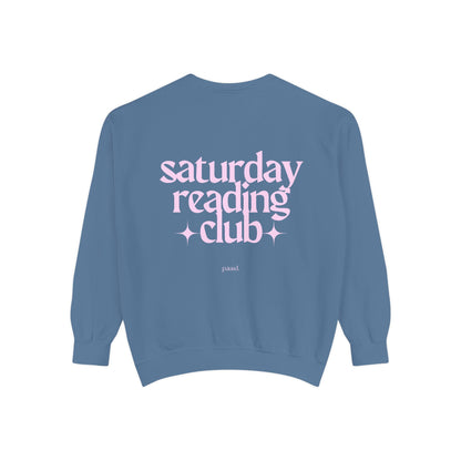 saturday reading club | Unisex Garment-Dyed Sweatshirt