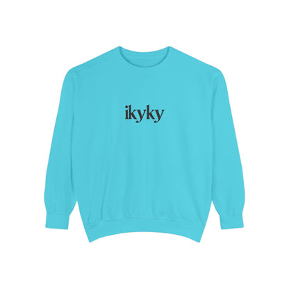 Unisex Garment-Dyed Sweatshirt, Cozy Casual Wear, Everyday Fashion, Gift for Her, Inspirational Quote Apparel, Comfortable Outfit