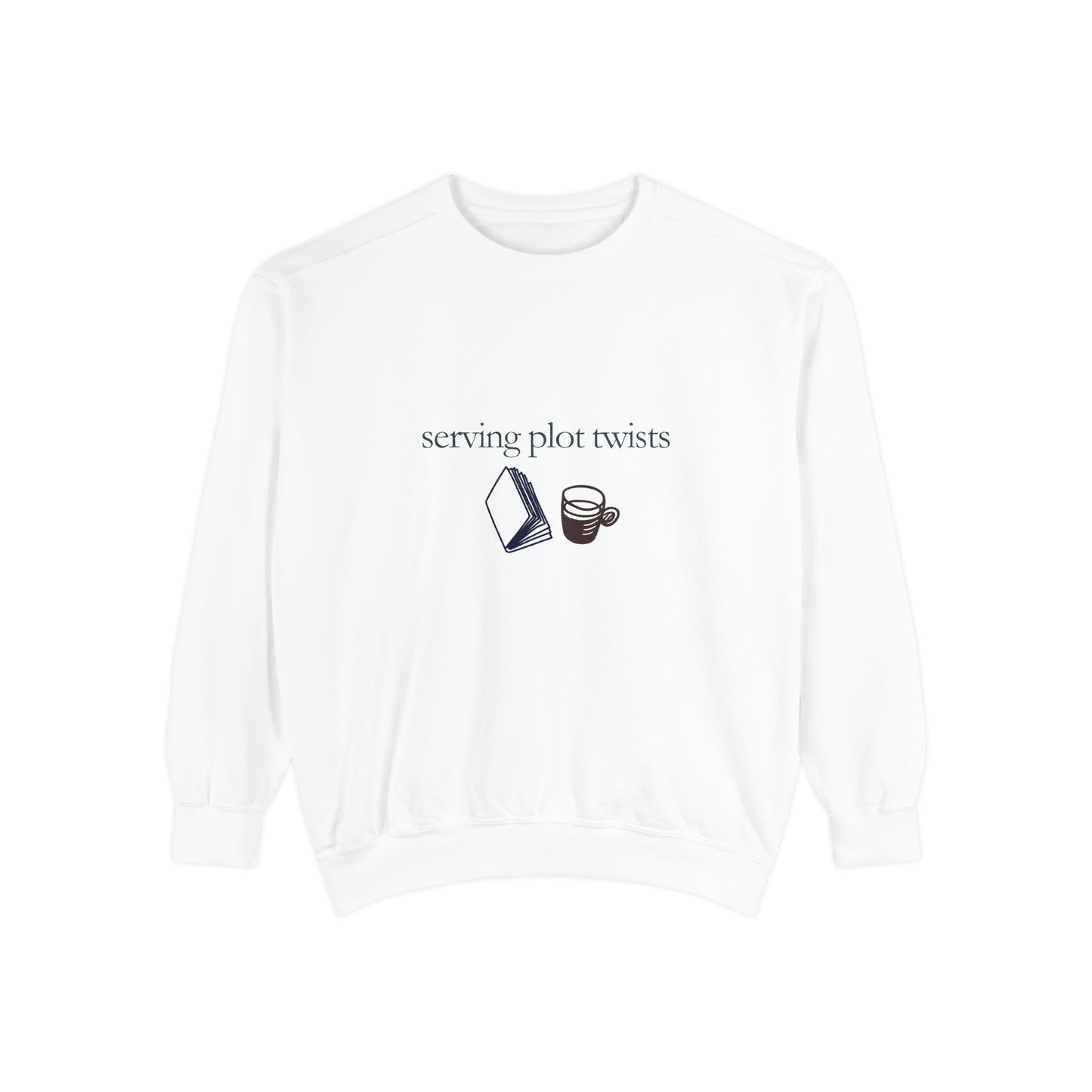 Cozy Garment-Dyed Sweatshirt - Perfect for Writers, Book Lovers, and Relaxed Gatherings | Ideal Gift for Holidays, Birthdays, Cozy [...]