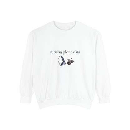 Cozy Garment-Dyed Sweatshirt - Perfect for Writers, Book Lovers, and Relaxed Gatherings | Ideal Gift for Holidays, Birthdays, Cozy [...]