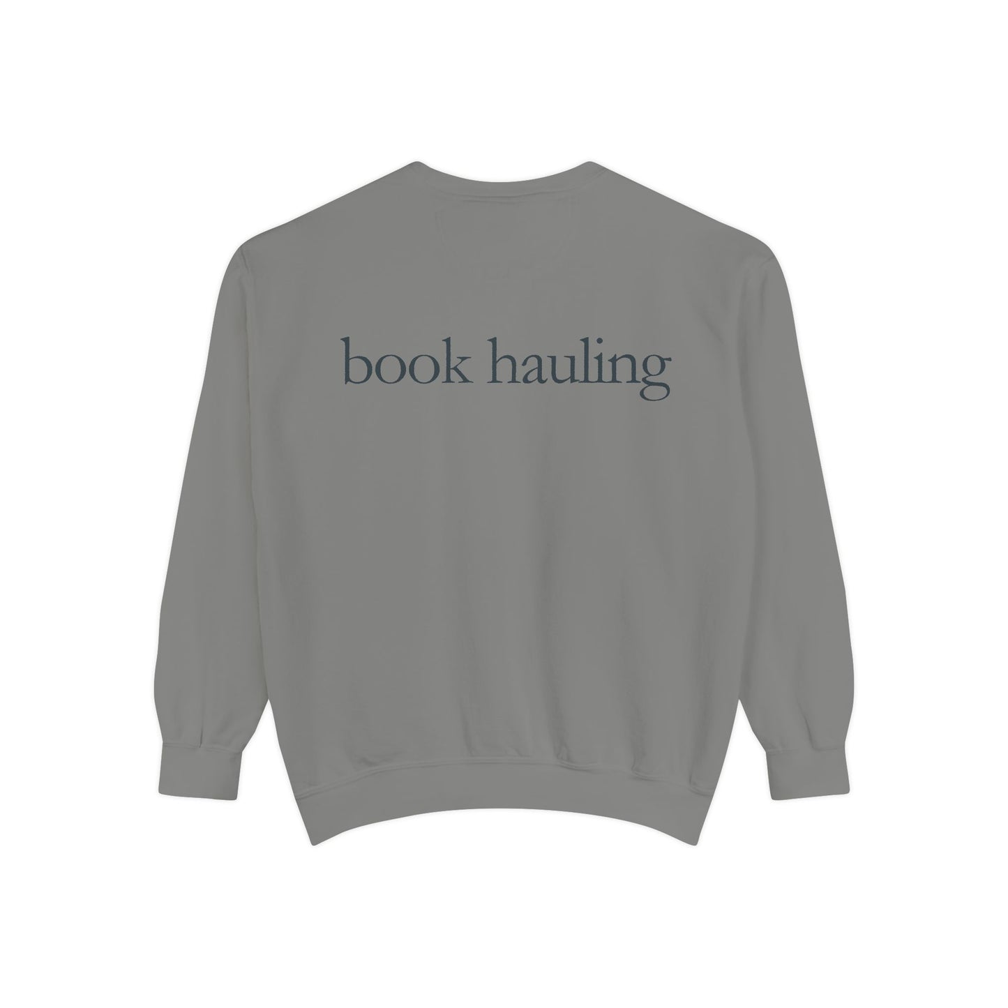 Cozy Book Hauling Sweatshirt | Unisex Fashion Sweatshirt, Gift for Book Lovers, Reading Sweatshirt, Literature Apparel, Casual Outfit