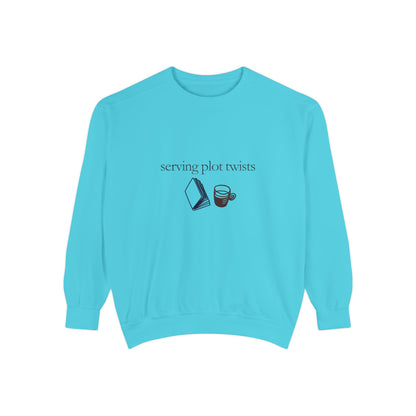 Cozy Garment-Dyed Sweatshirt - Perfect for Writers, Book Lovers, and Relaxed Gatherings | Ideal Gift for Holidays, Birthdays, Cozy [...]