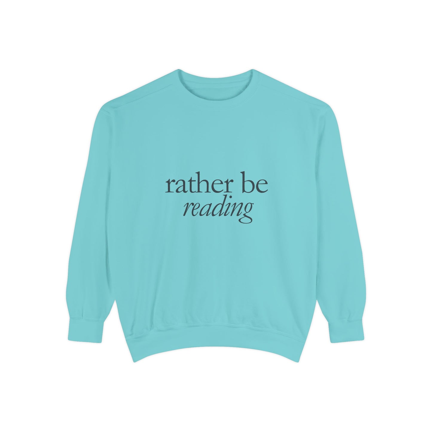 Cozy Reading Sweatshirt, Unisex Garment-Dyed Crew, Perfect Gift for Book Lovers, Ideal for Cozy Nights, Gift for Readers, Literary Gift