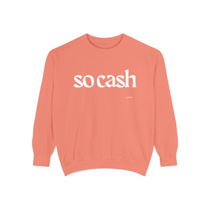 Cozy Unisex Garment-Dyed Sweatshirt, Relaxed Comfort, Perfect for Lounging, Gifts for Friends, Cozy Casual Wear, Trendy Layering
